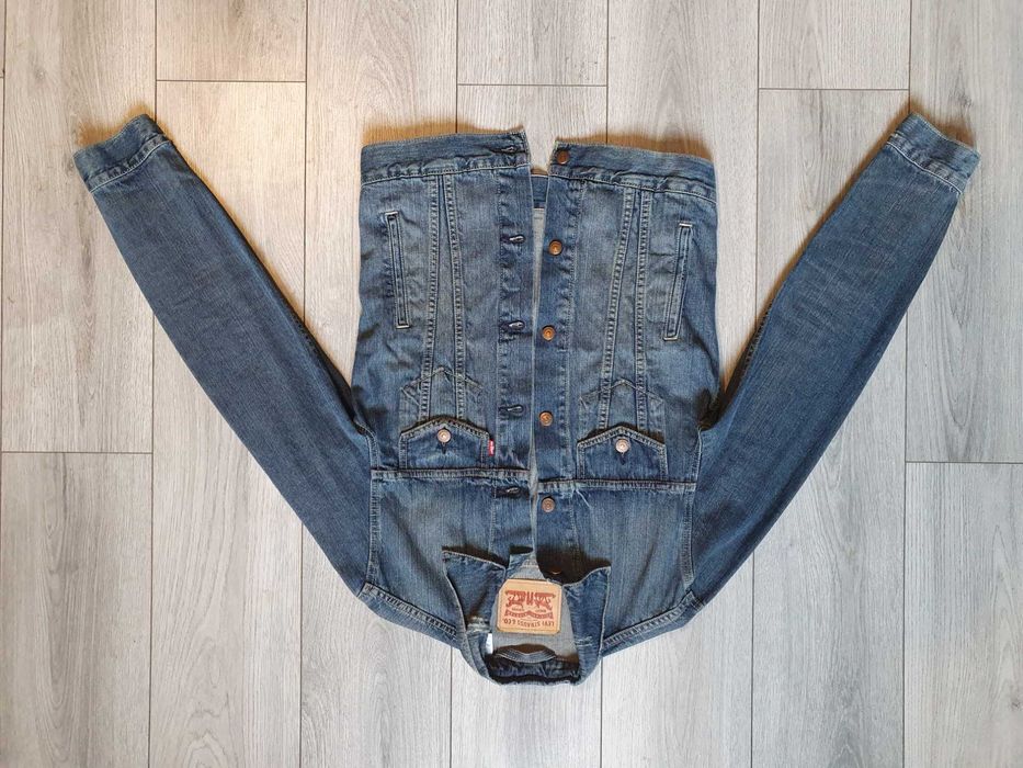 Geaca Blugi LEVIS LEVI'S Trucker Jacket ALBASTRU - Marime S