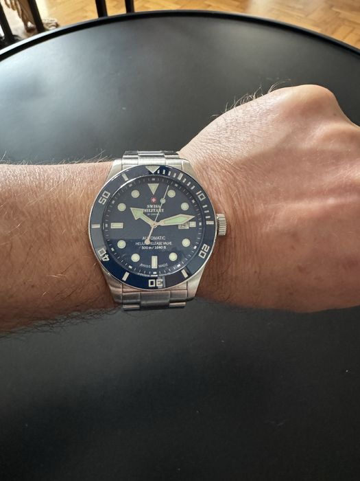 Swiss Military by Chrono Automatic Diver 500m SWISS MADE SMA34075