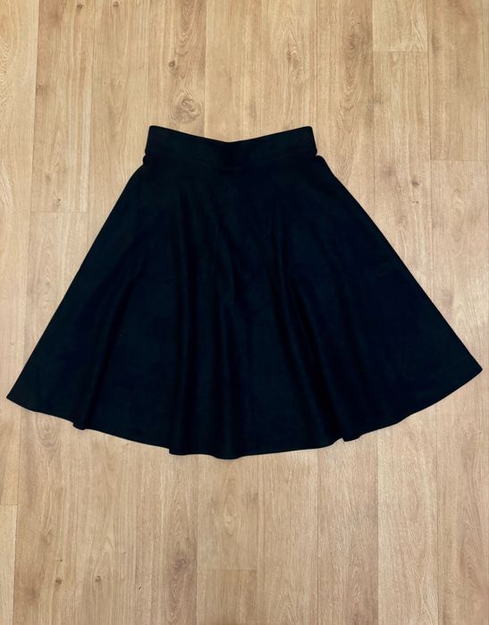 Юбка S размер Велюр Кожа