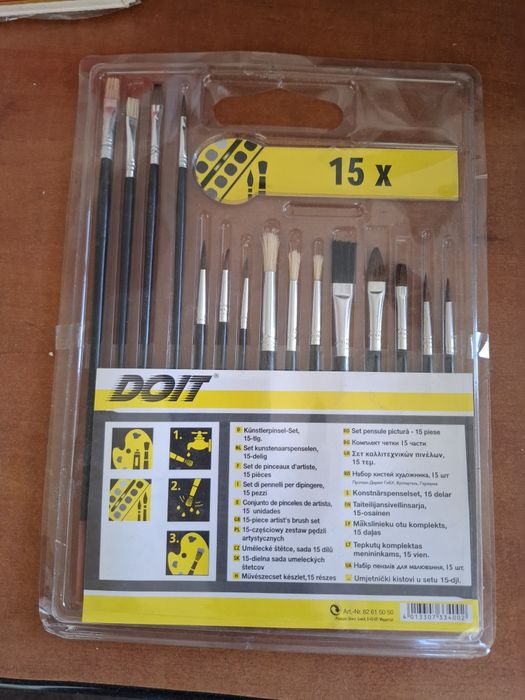 Pensule pictura 15 bucati