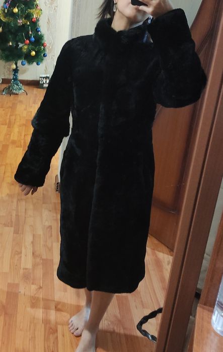 Мутоновая шуба 44 размер