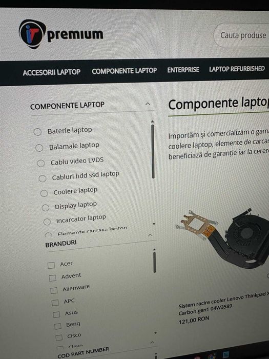 afacere magazin online cu stoc inclus componente accesorii laptop 1000 produse cu doar 53ron tva inclus/bucata posib transport factura tva inclus