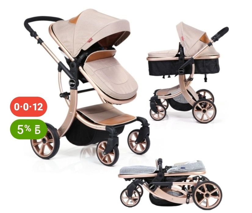 Продам универсальную коляску 2в1  AIMILE Elite