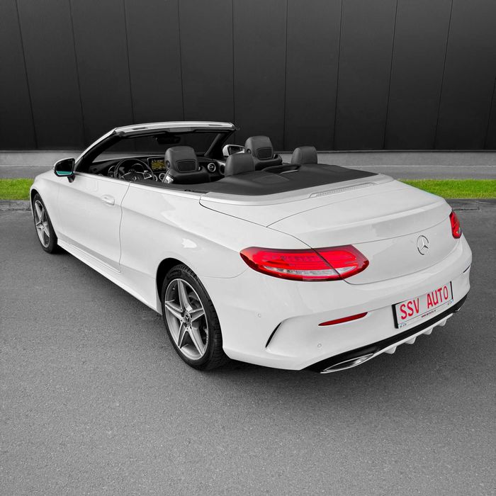 Mercedes-Benz C-Class A205 AMG C200 185CP Cabrio 4Matic Alb Piele 2017