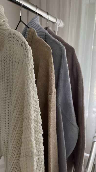 Свитер, кардиган, крупной вязки