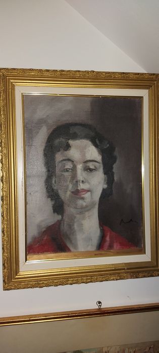 Tablou vechi, ulei, semnat, autor f.cunoscut.