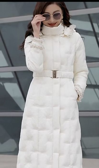 Женское пуховое пальто