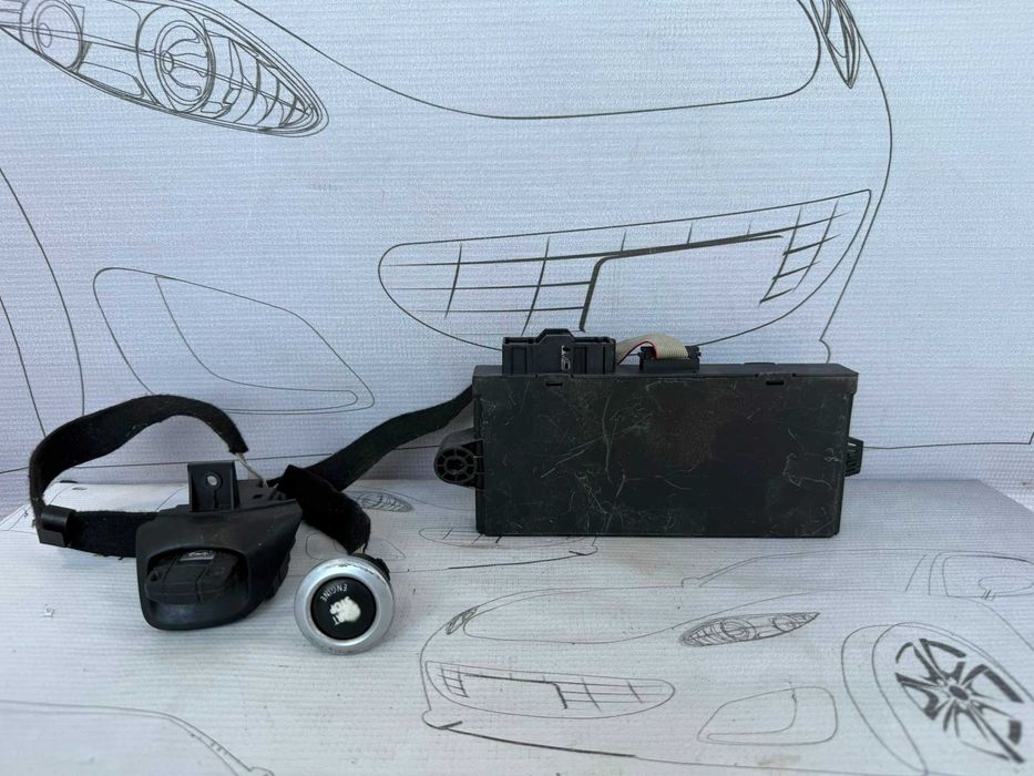 Kit Pornire / Modul CAS 3 cu Buton Start-Stop și Slot Cheie BMW X1 E84 2010 / 2009-2015 Cod OEM 61359217853 (5E2)