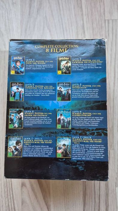 Хари потър DVD колекция от 8 диска на немски език
