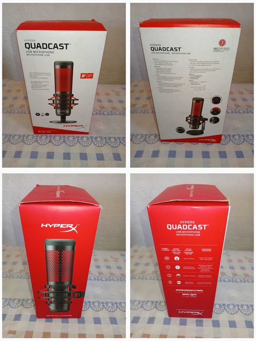 Mikrofon HyperX QuadCast sotiladi