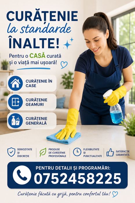Curățenie de Încredere pentru Casa Ta