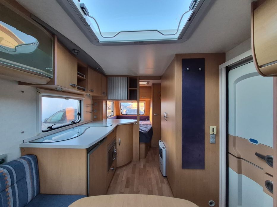 Rulota Knaus Sudwind 500,an2007,4-5 pers,Mover,fransbed,baie