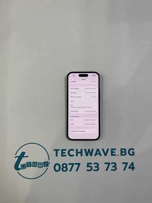 Apple iPhone 14 Pro 128GB Space Black 100%