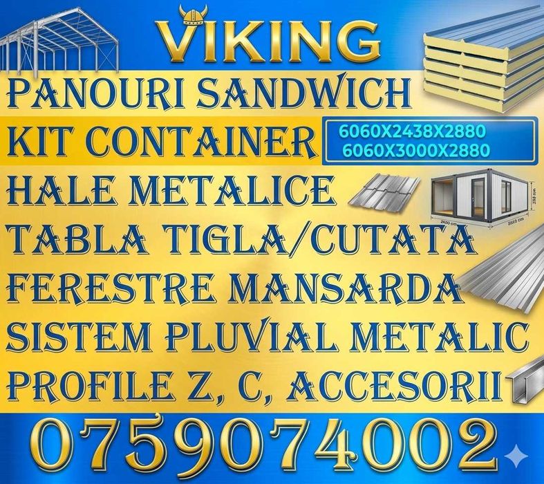Tabla tip tigla / cutata , CASE MODULARE , panouri SANDWICH  spuma / vata , ferestre mansarda
