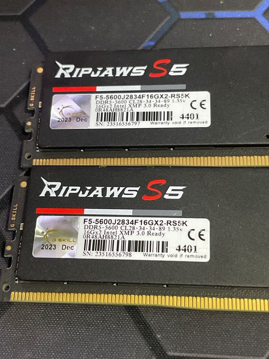DDR5 RIPJAWS 32gb 5600 CL28