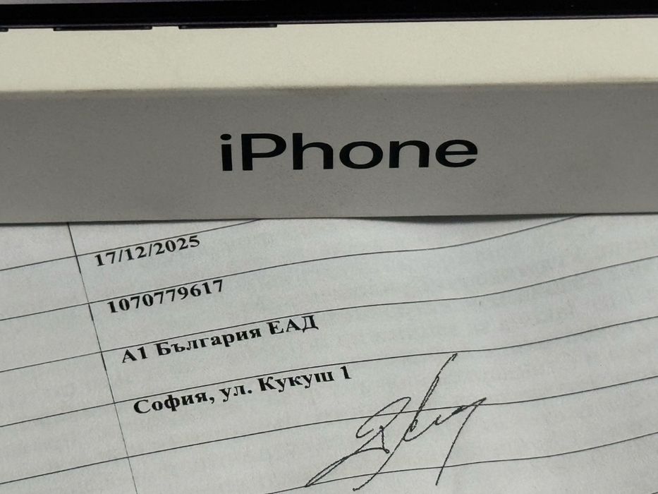 ЗАПЕЧАТАН 128GB iPhone 16e Гаранция от A1 до 2027г. Black | Черен