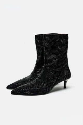 Дамски боти с камъни ZARA - размер 37 / 38