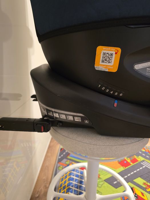 Scaun auto Joie i-Spin 360 Deep Sea, 61 cm-105 cm, testat ADAC