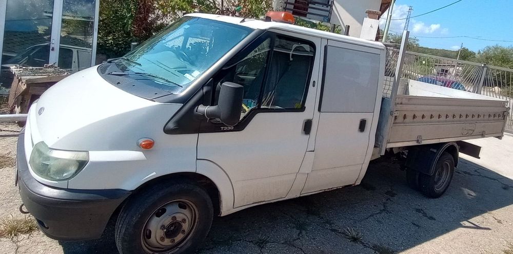 Ford Transit 2.4tdci, 6+1 места, самосвал, регистриран!