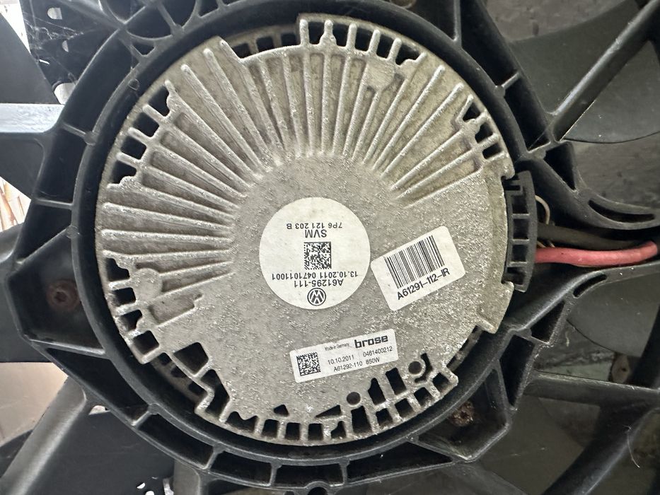 Electroventilator wv Touareg 7p 2014