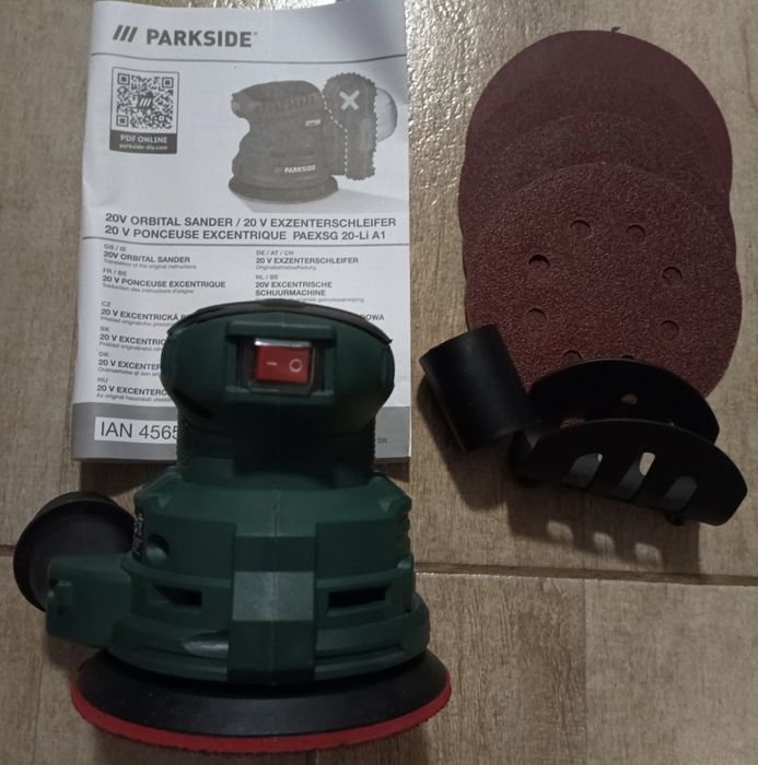 Șlefuitor Orbital Parkside 20V (PAEXSG 20-Li A1)