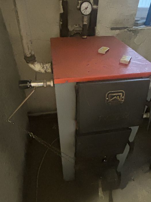 Продам твердотопливный котёл б/у