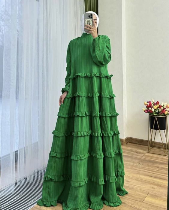 Готовый платок и платья