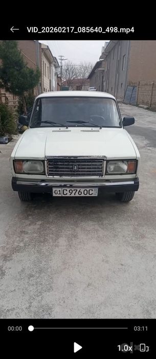 Vaz2107 yili 1996 rangi oq