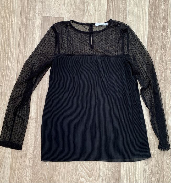 Черна блуза Mango