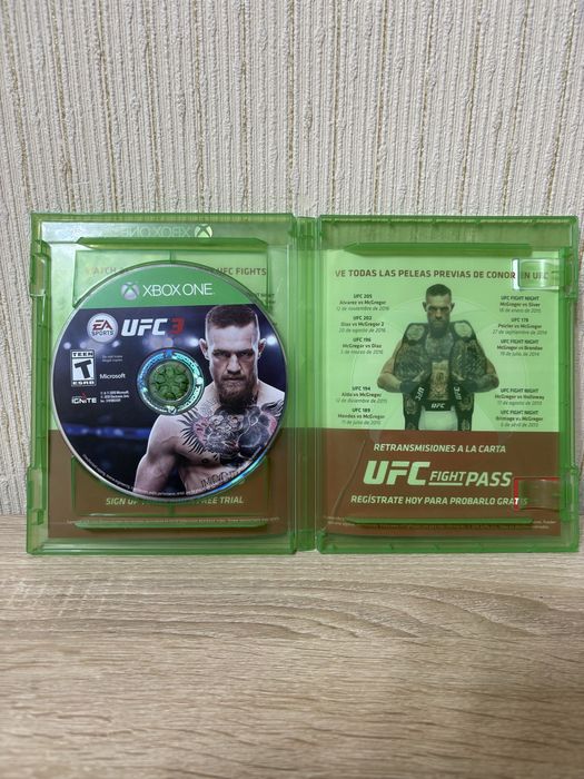 Ufc 3 на Xbox one диск в хорошем состоянии