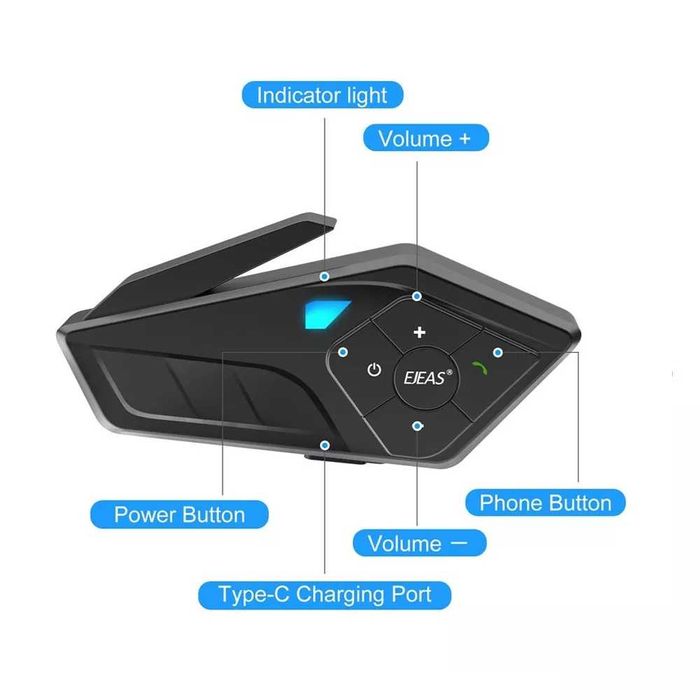Ejeas E1PRO интерком за мото каска водоустойчив