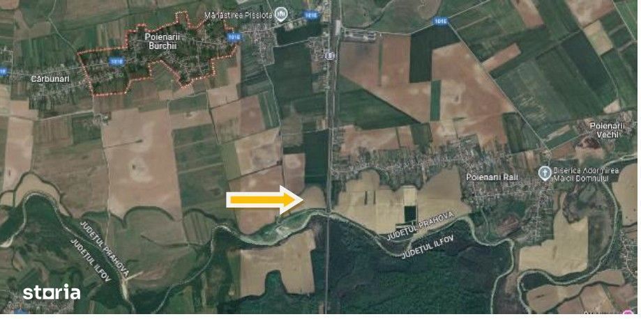 Teren cota parte 1/12, Poienarii Burchii, ID: R3111549