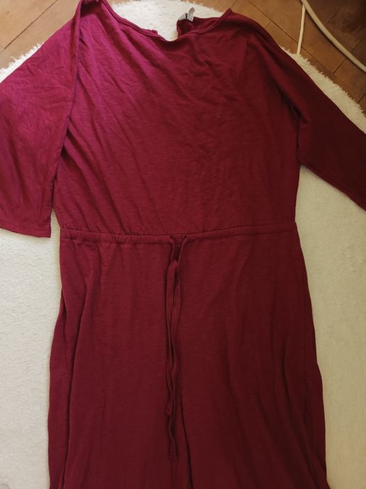 Salopeta cu mâneci 3/4 ASOS Burgundy