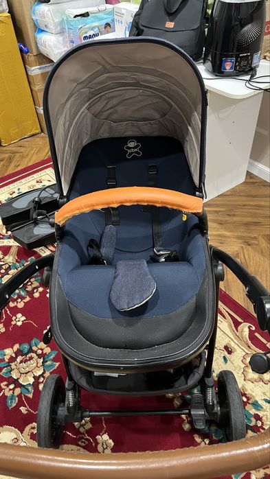 Коляска Cybex Leotie Lux 2 в 1 (синяя)