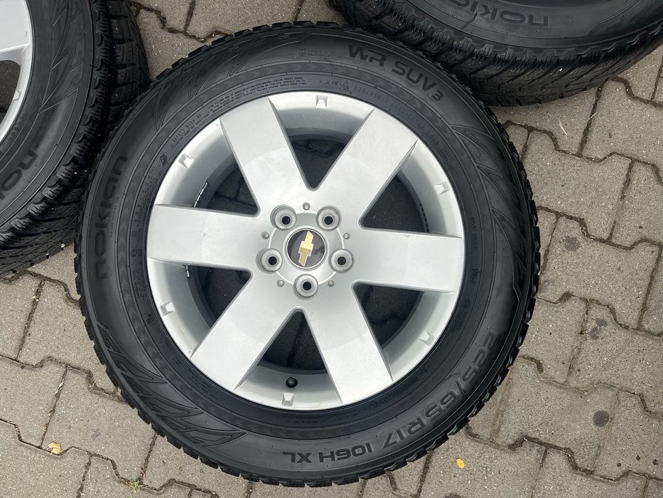 Jante aliaj 5x115mm, anvelope iarna 225/65 R17, Chevrolet Captiva, Opel Antara
