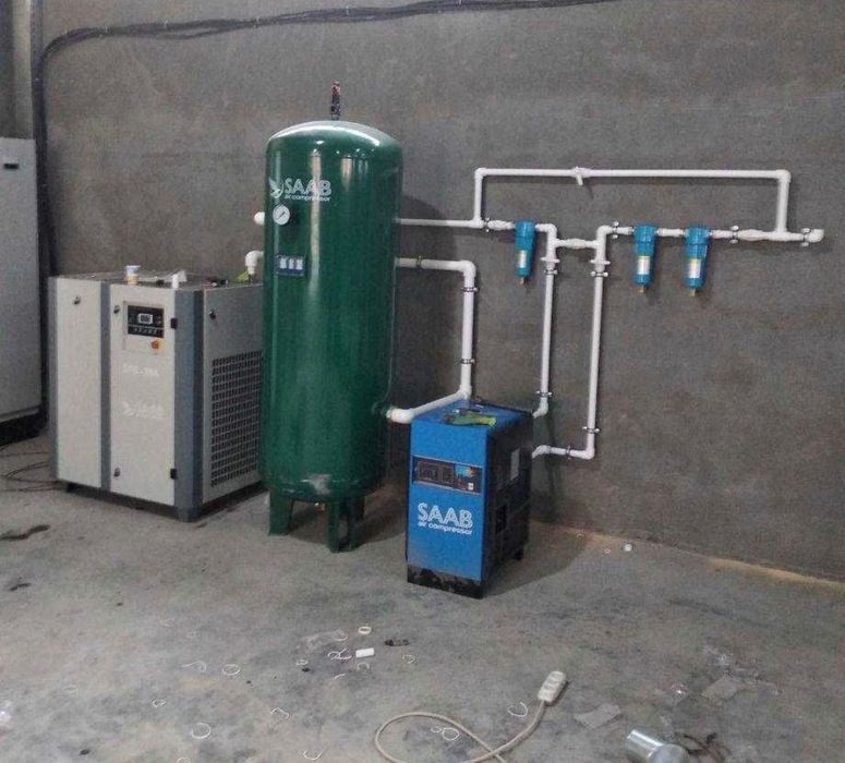 Винтовой компрессор SAAB DFB E15A 16 бар - 11 кВт, Vintovoy kompressor