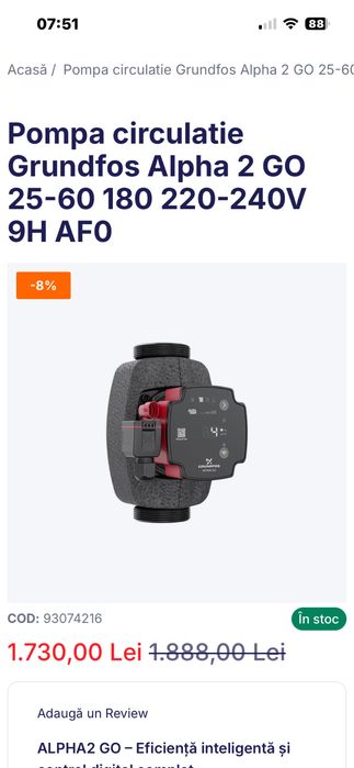 Pompe de circulare Wilo si Grundfos-Sigilate