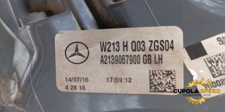 Stop stanga A2139067900 Mercedes-Benz E-Class W213 [2016 - 2020]