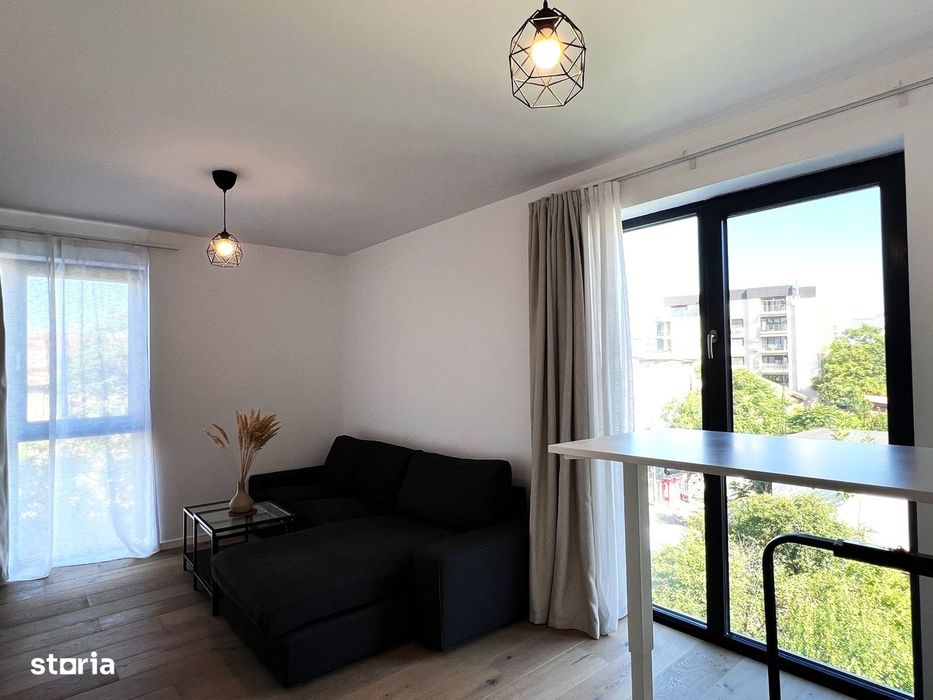 Apartament 2 camere Timpuri Noi. Bloc nou. Vedere grădină.