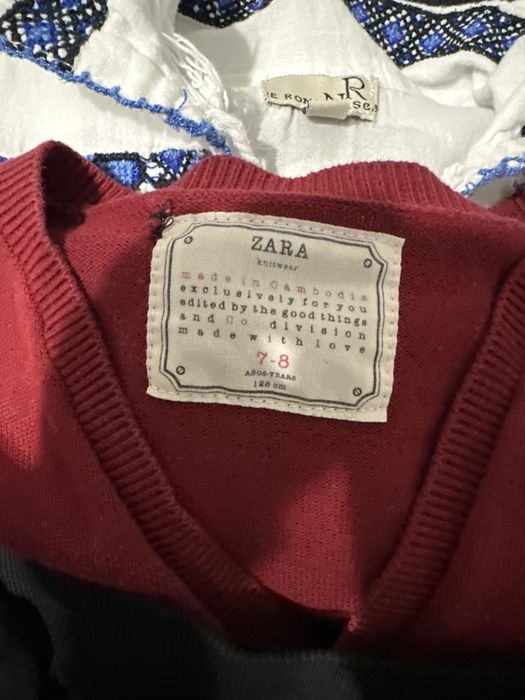 7 bluze, pulovere si o ie pt baieti de 7-10 ani 80 ron in total