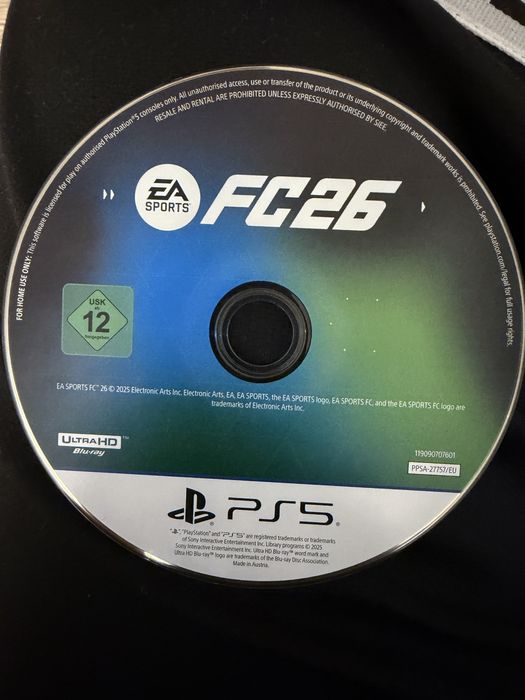 Диск Fc26 на пс5