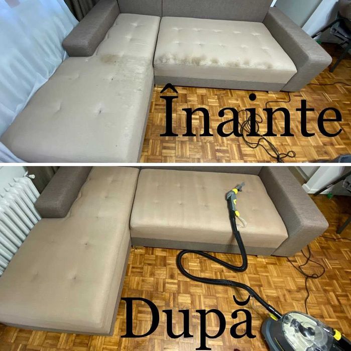 Servicii de curățare colțare, canapele, saltele, scaune, mochete/