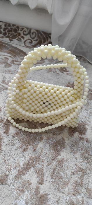 Сумка тренд из бусин.