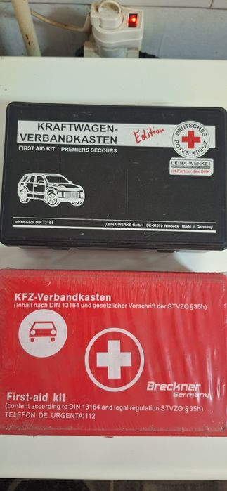 Trusă medicală auto.