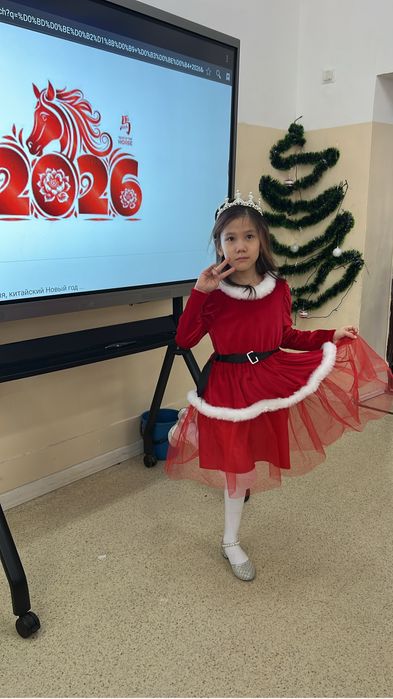 Новогодняя платье для девочек