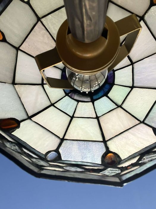 Красива ретро нощна лампа Tiffany в отлично състояние