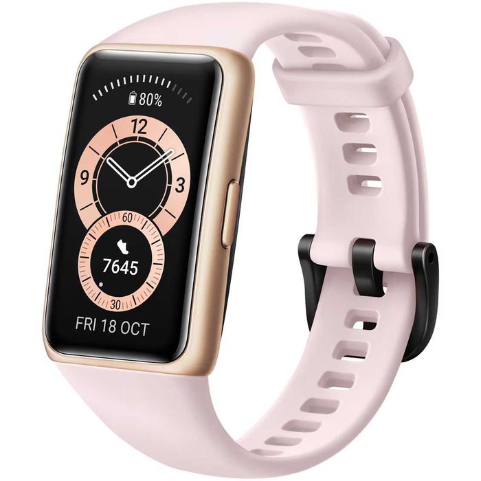 Bratara fitness Huawei Band 6 culori Negru Roz Portocaliu nou Sigilata