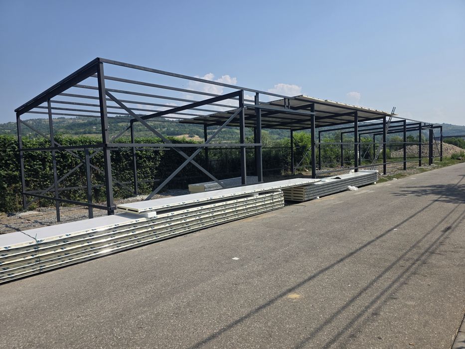 Vand structura metalica 7.5x40x4h. La super pret