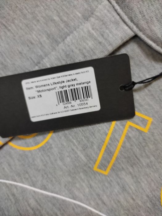 Hanorac Opel XS fete