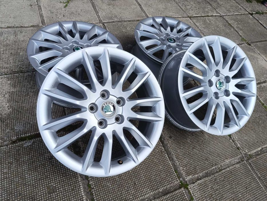 ОРИГИНАЛНИ джанти 17 ' цола 5x112 7J Skoda Octavia / Шкода Октавия АУДИ VW Seat